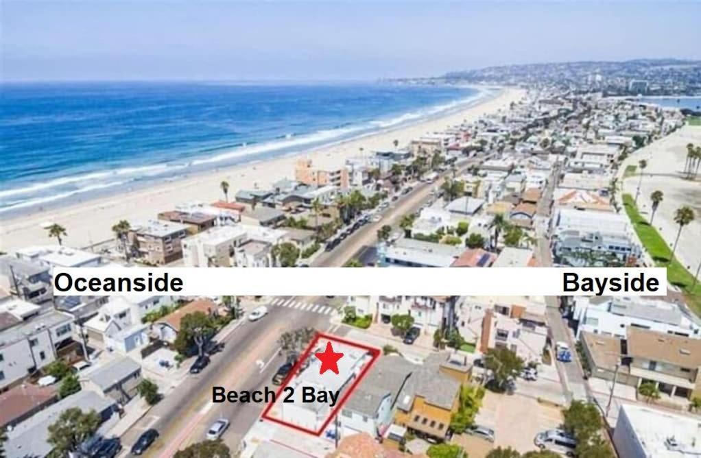 Beach-2-Bay 2Br - In The Heart Of Mission Beach San Diego Buitenkant foto